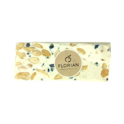 Nougat aux fleurs de violette cristallisées, Confiserie Florian